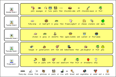 school menu