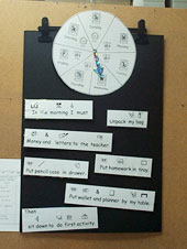 target wheel display