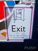 exit sign
